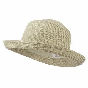 Jeanne Simmons Paper Kettle Brim Sun Hat UPF 50+
